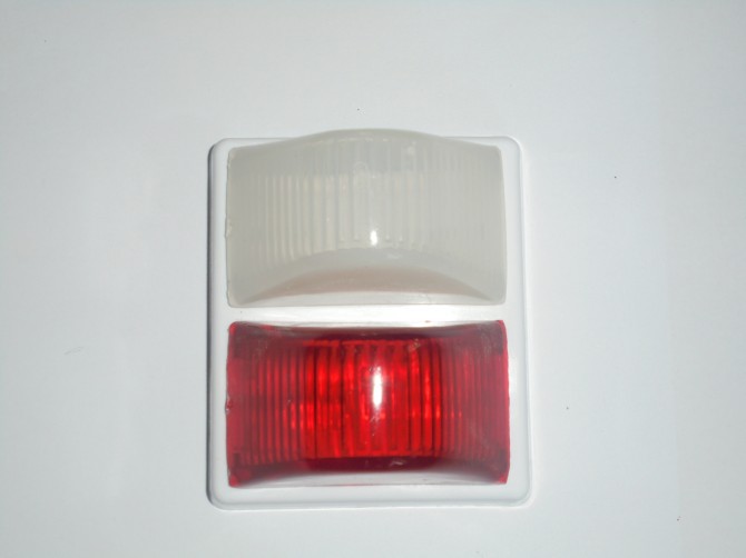 Lampka sygnalizacyjna WOS-2 (WOS-1- podwójna) biało- czerwona